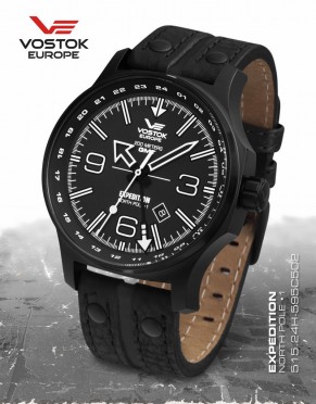 pnsk hodinky Vostok - Europe  EXPEDITION dual time 515.24H/595C502