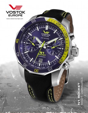 pnsk hodinky Vostok-Europe N-1 ROCKET chrono line  6S21/2255253