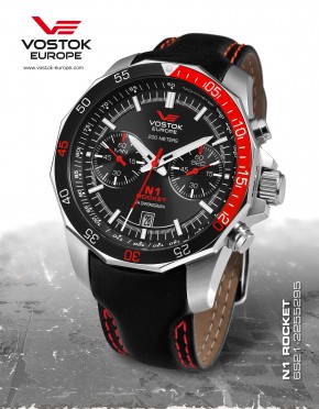 pnsk hodinky Vostok-Europe N-1 ROCKET chrono line  6S21/2255295