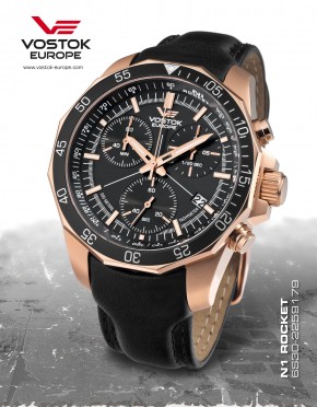pnsk hodinky Vostok-Europe N-1 ROCKET chrono line  6S30/2259179
