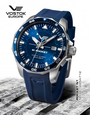 pnsk hodinky Vostok-Europe N-1 ROCKET AUTOMATIC, GMT NH34-225A712