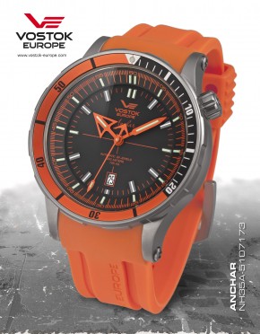 pnsk hodinky Vostok-Europe ANCHAR Submarine titanium line  NH35A/5107173