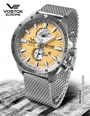 Pnsk hodinky Vostok-Europe ALMAZ MULTIFUNCTIONAL LINE YM8J-320A655