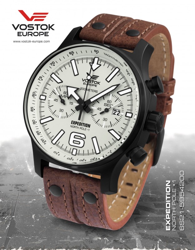 pánské hodinky Vostok - Europe  EXPEDITION chrono line 6S21/5954200