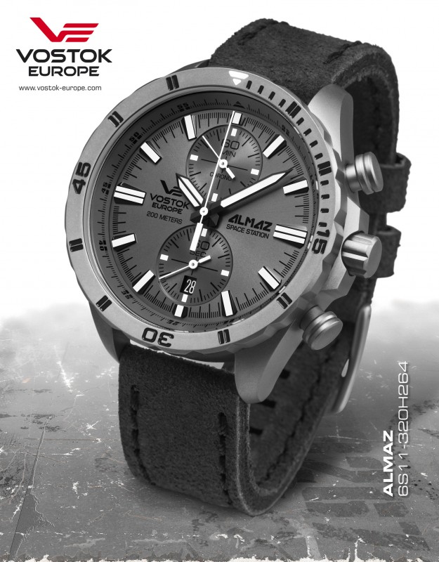 pánské hodinky Vostok-Europe ALMAZ titanium line 6S11/320H264