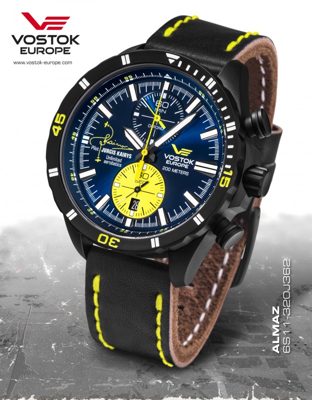 pánské hodinky Vostok-Europe ALMAZ titanium line 6S11/320J362