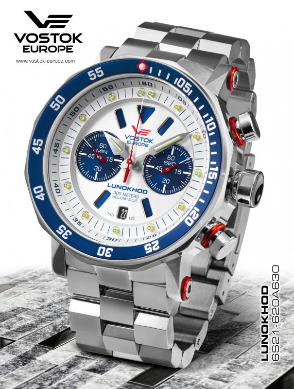 pánské hodinky Vostok-Europe LUNOCHOD-2 CHRONO LINE 6S21-620A630B