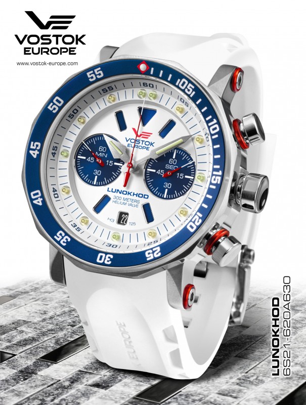 pánské hodinky Vostok-Europe LUNOCHOD-2 CHRONO LINE 6S21-620A630