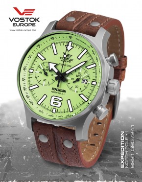pnsk hodinky Vostok - Europe  EXPEDITION titanium line 6S21/5957241