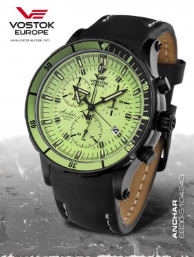 pánské hodinky Vostok-Europe ANCHAR Submarine chrono line  6S30/5104243