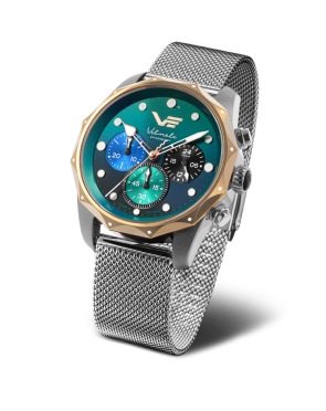 D�msk� hodinky Vostok-Europe VILNELE Chrono JS20-125E752B MESH