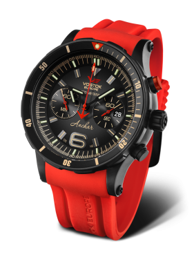pnsk hodinky Vostok-Europe ANCHAR Submarine chrono line 6S21-510C582