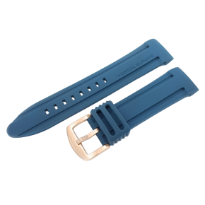 silikonov emnek modr s pozlacenou pezkou pro model ANCHAR