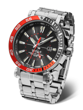 pánské hodinky Vostok-Europe ENERGIA Rocket Automatic, GMT funkce NH34-575A717B pánské hodinky Vostok-Europe ENERGIA Rocket Automatic, GMT funkce NH34-575A717B