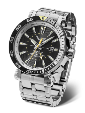 p�nsk� hodinky Vostok-Europe ENERGIA Rocket Automatic, GMT funkce NH34-575A718B