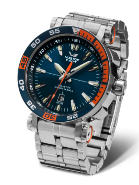 p�nsk� hodinky Vostok-Europe ENERGIA Rocket Stainless steel line NH35/575A279B