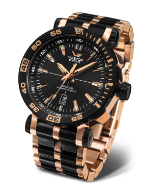 p�nsk� hodinky Vostok-Europe ENERGIA Rocket Stainless steel line NH35/575E282 B