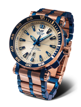 p�nsk� hodinky Vostok-Europe ENERGIA Rocket Stainless steel line NH35-575E651B