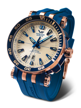 p�nsk� hodinky Vostok-Europe ENERGIA Rocket Stainless steel line NH35-575E651