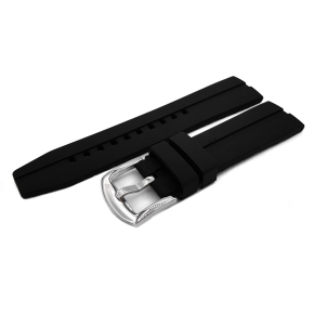 Silikonov emnek ern s ocelovou lesklou pezkou pro EXPEDITION Compact