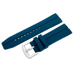 Silikonov emnek modr s matnou ocelovou pezkou pro EXPEDITION Compact