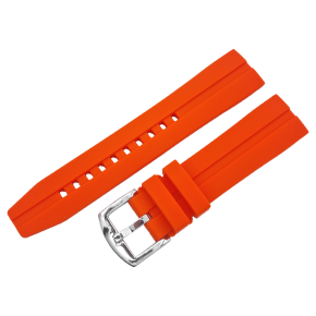 Silikonov emnek erven s ocelovou lesklou pezkou pro EXPEDITION Compact