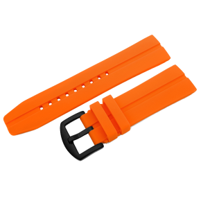 Silikonov emnek oranov s ernou pezkou pro EXPEDITION North Pole-1 NH35A-5954197