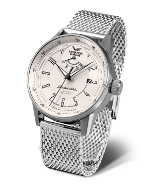 Pnske hodinky VOSTOK EUROPE Limuzna automatic, power reserve indication YN85-560A684B