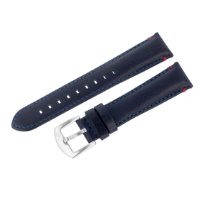 ko�en� �em�nek tmav� modr� s ocelovou matnou p�ezkou na model N-1 ROCKET Compact automatic NH35-125A748