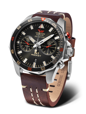 p�nsk� hodinky Vostok-Europe N-1 ROCKET chrono linie 6S21-225A618