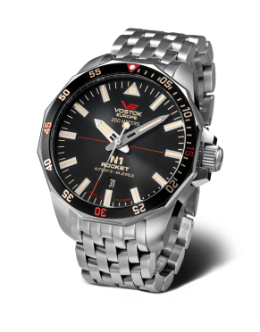 p�nsk� hodinky Vostok-Europe N-1 ROCKET automatic linie NH35-225A709B