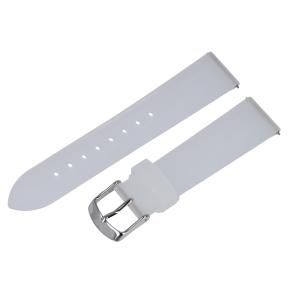 silikonov� �em�nek b�l� na d�msk� hodinky UNDINE s ocelovou p�ezkou