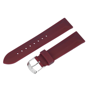 silikonov� �em�nek bord� na d�msk� hodinky UNDINE s ocelovou p�ezkou