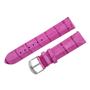 ko�en� croco �em�nek r��ov� na d�msk� hodinky UNDINE s ocelovou p�ezkou