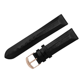 ko�en� �em�nek �ern� na d�msk� hodinky UNDINE s pozlacenou p�ezkou