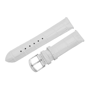 ko�en� �em�nek b�l� matn� pro d�msk� hodinky UNDINE s ocelovou p�ezkou