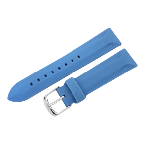 silikonov� �em�nek modr� pro d�msk� hodinky UNDINE s ocelovou p�ezkou