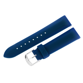 silikonov� n�ramek modr� s ocelovou lesklou p�ezkou pro modelovou �adu VILNELE