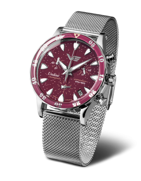 dmsk hodinky Vostok-Europe UNDINE Cranberry VK68-515A774B