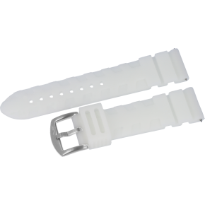 silikonov� �em�nek luminiscen�n� b�l� s ocelovou p�ezkou pro model EXPEDITION North Pole