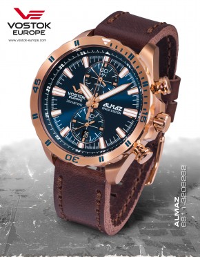 pnsk hodinky Vostok-Europe ALMAZ chrono line 6S11/320B262