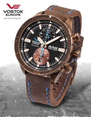 pánské hodinky Vostok-Europe ALMAZ bronze line 6S11/320O266