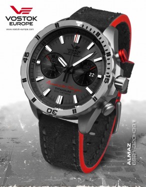limitovan edcia Vostok-Europe BENEDIKTAS VANAGAS black edition 6S21/320H391