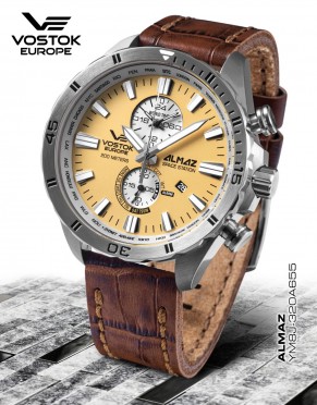 Pnsk hodinky Vostok-Europe ALMAZ MULTIFUNCTIONAL LINE YM8J-320A655