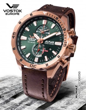 Pnsk hodinky Vostok-Europe ALMAZ MULTIFUNCTIONAL LINE YM8J-320B656