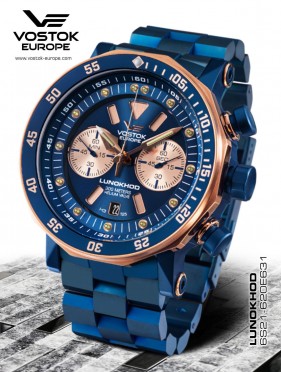 pánské hodinky Vostok-Europe LUNOCHOD-2 CHRONO LINE 6S21-620E631B