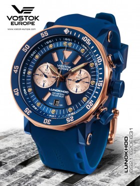 pánské hodinky Vostok-Europe LUNOCHOD-2 CHRONO LINE 6S21-620E631