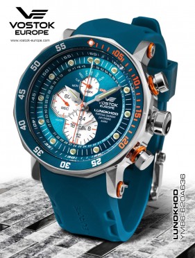 pánské hodinky Vostok-Europe LUNOCHOD-2 multifunctional line YM86/620A636