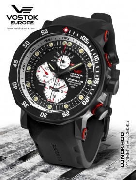 pánské hodinky Vostok-Europe LUNOCHOD-2 multifunctional line YM86/620C635