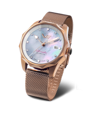 D�msk� hodinky Vostok-Europe VILNELE Solar VS42-125B754B MESH